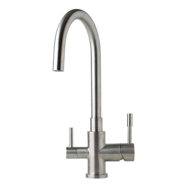 Otto - Stainless Steel Kitchen Mixer Tap with Filtered Water Outlet - Brushed